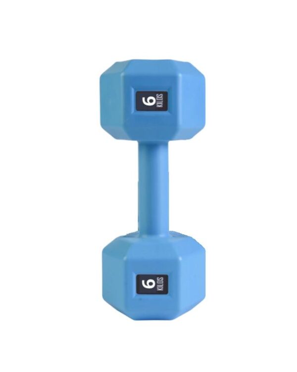 FLOW FITNESS - MANCUERNA PVC 6KG