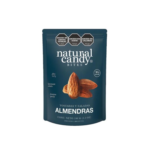NATURAL CANDY - SNACKS ALMENDRAS SALADAS 100GR
