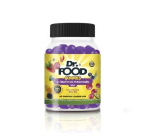 DR. FOOD - CITRATO DE MAGNESIO + K2 + D3 X 90 GOMITAS