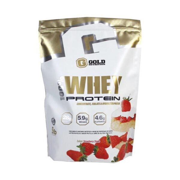 GOLD NUTRITION - 100% WHEY PROTEIN 5LB