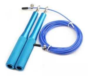 POWERTECH - SOGA SALTO CABLE ACERO MANGO ALUMINO COD 04