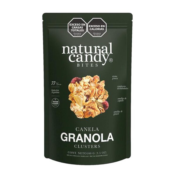 NATURAL CANDY - CLUSTERS CANELA GRANOLA 100GR