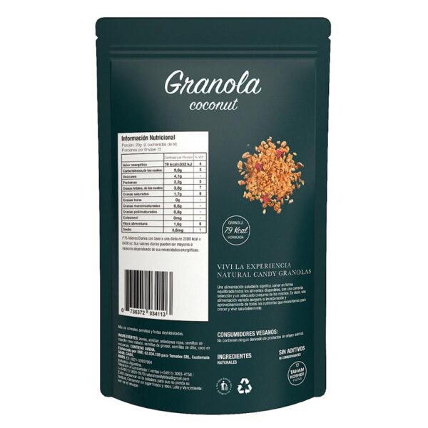 NATURAL CANDY - GRANOLA COCONUT 200GR