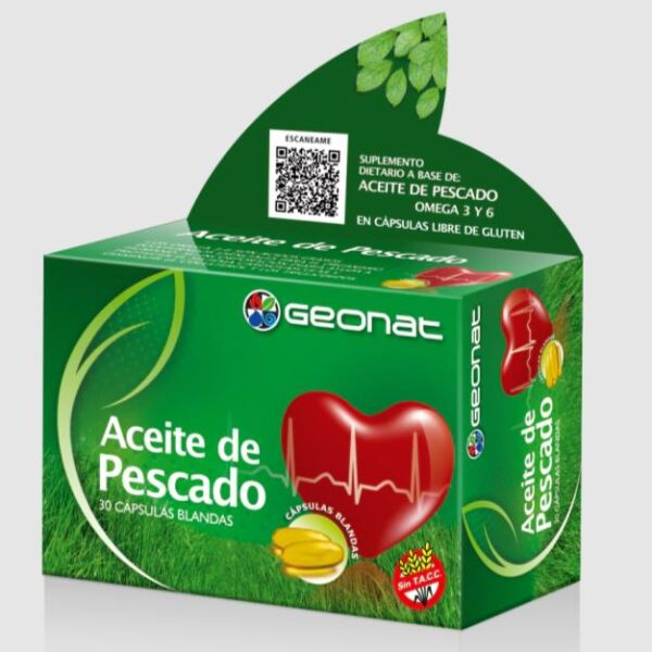 GEONAT - ACEITE DE PESCADO OMEGA 3-6 X30CAPS