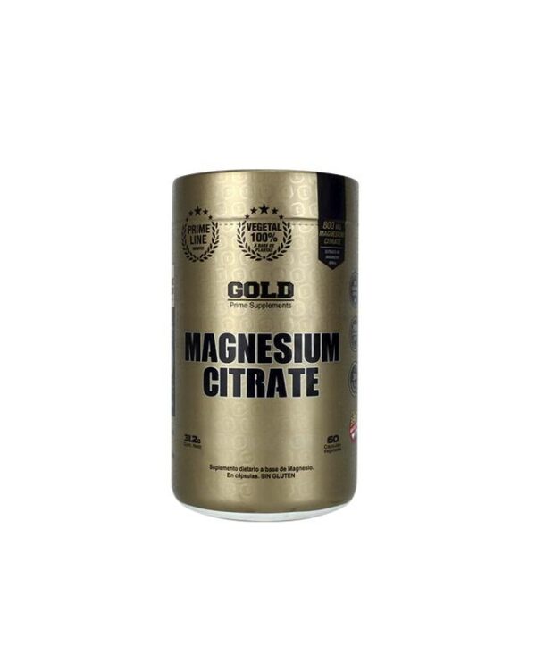 GOLD NUTRITION - MAGNESIUM CITRATE 60CAPS