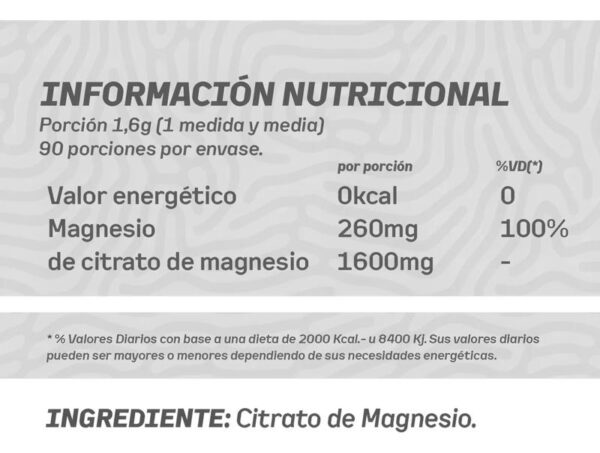 GRANGER - CITRATO DE MAGNESIO 144GR