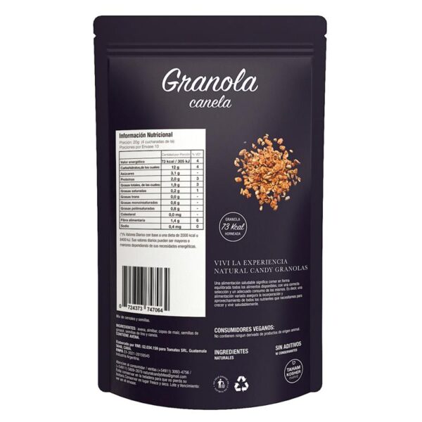 NATURAL CANDY - GRANOLA CANELA 200GR