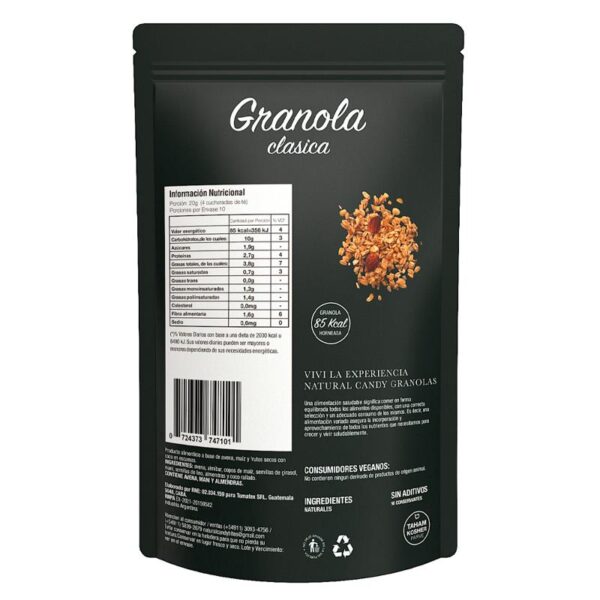 NATURAL CANDY - GRANOLA CLASICA 200GR