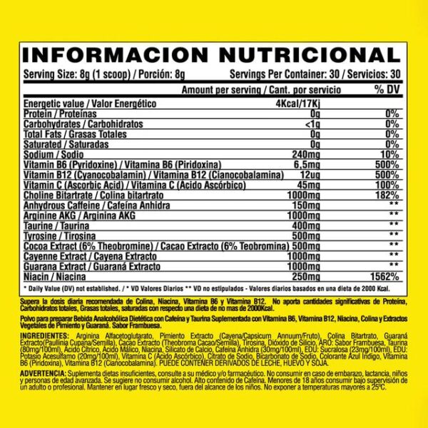 NUTREX - LIPO 6 TRAINING 30SERV