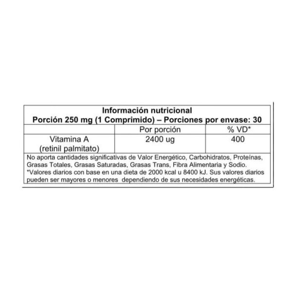 VITATECH - VITAMINA A 30CAPS