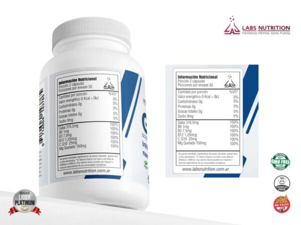 LABS NUTRITION - GABA 500MG 60CAPS