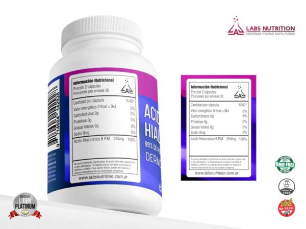 LABS NUTRITION - ACIDO HIALURONICO X 60CAPS