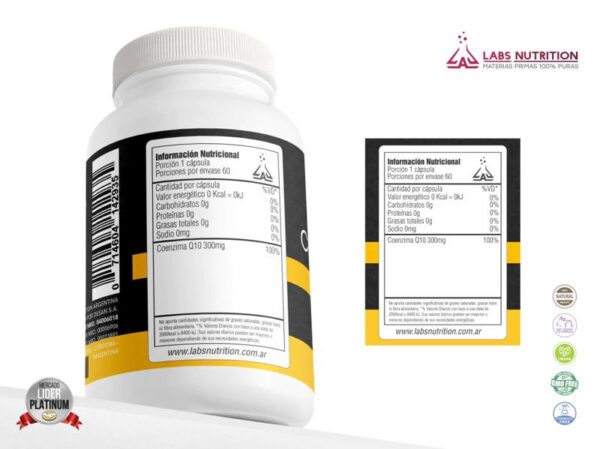 LABS NUTRITION - COENZIMA Q10 60CAPS