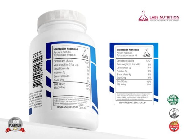 LABS NUTRITION - OMEGA 3 60CAPS