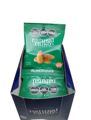 NATURAL CANDY - CAJA ALMENDRAS SALADAS MINI X10 UNID.
