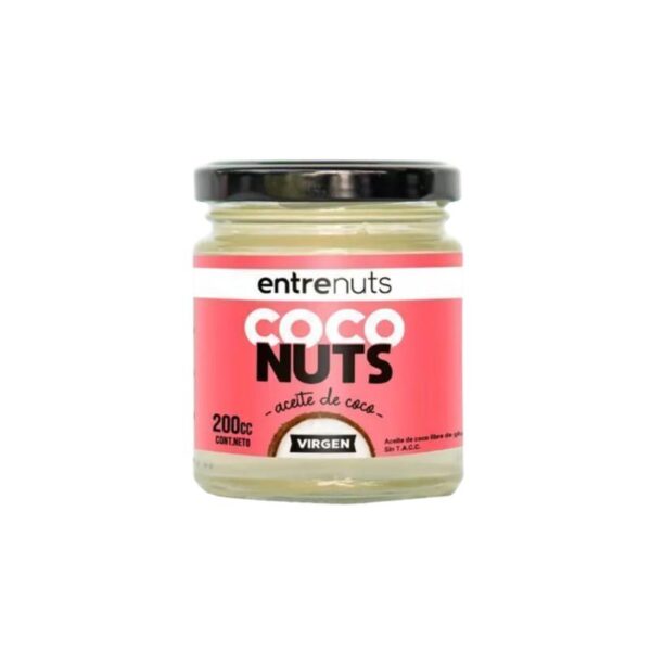 ENTRENUTS - ACEITE DE COCO VIRGEN 200CC