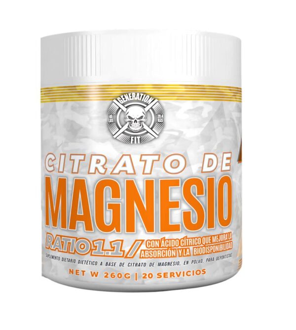 GENERATION FIT - CITRATO DE MAGNESIO X 300GR