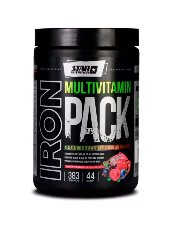 STAR NUTRITION - IRON PACK  MULTIVITAMIN 44SERV