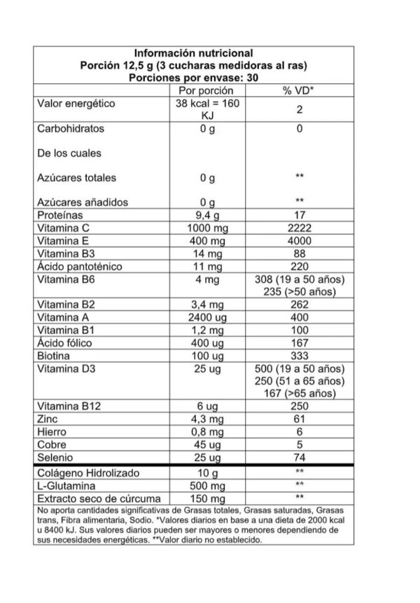 VITATECH - COLAGENO HIDROLIZADO DEFENSE 375GR