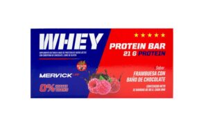 MERVICK - WHEY PROTEIN BAR 65gr CAJA X 12UN
