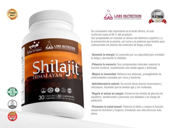 LABS NUTRITION - SHILAJIT X 30CAPS