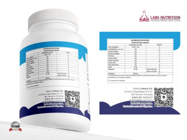 LABS NUTRITION - TRIPTOFANO X 60CAPS