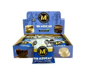 DOÑA MAGDALENA - ALFAJOR DE DULCE DE LECHE ENDULZADO C/ STEVIA 12UNID