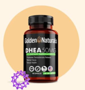 GOLDEN NATURALS - DHEA 50 mg X 100 CAPS