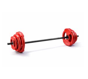 FLOW FITNESS - KIT BODY PUMP 18KG (BARRA C/TOPES + DISCOS)